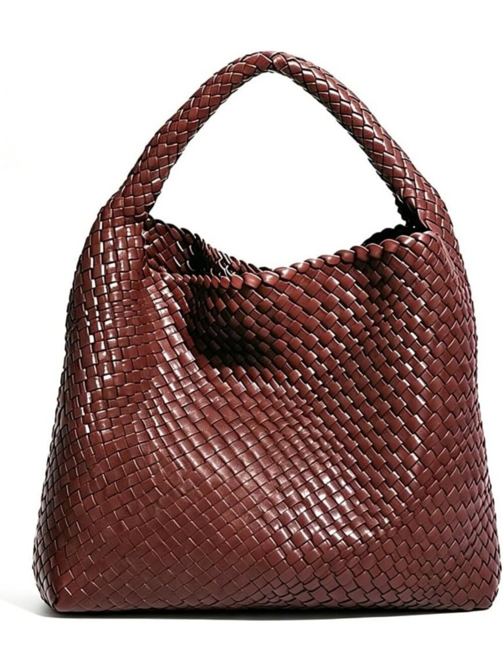 Stylish Woven Tote Bag for Women, Large Handmade Shoulder Hobo Purse, Commuter